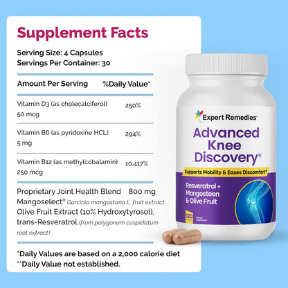 Expert Remedies Advanced Knee Discovery 120 Capsules