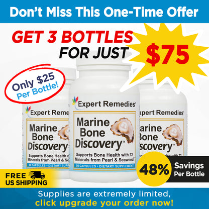 Marine Bone Discovery 3 Bottles for $75