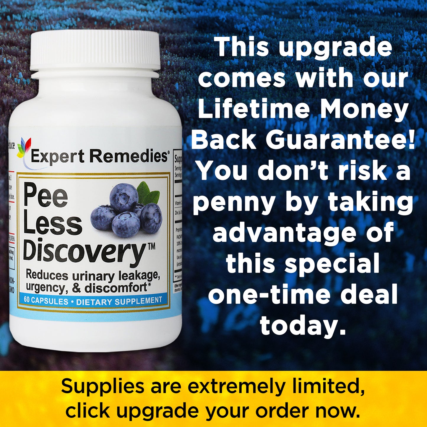 Pee Less Discovery Buy 2 Get 1 Free for $33.29 per bottle