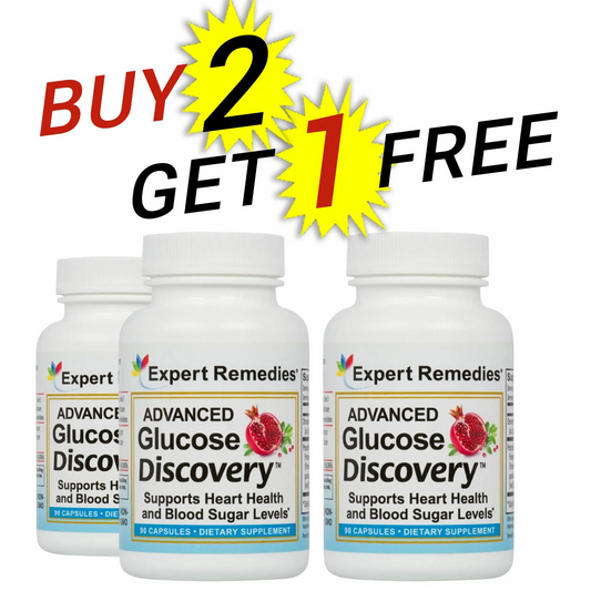 Buy 2 Bottles of Advanced Glucose Discovery  and get 1 FREE